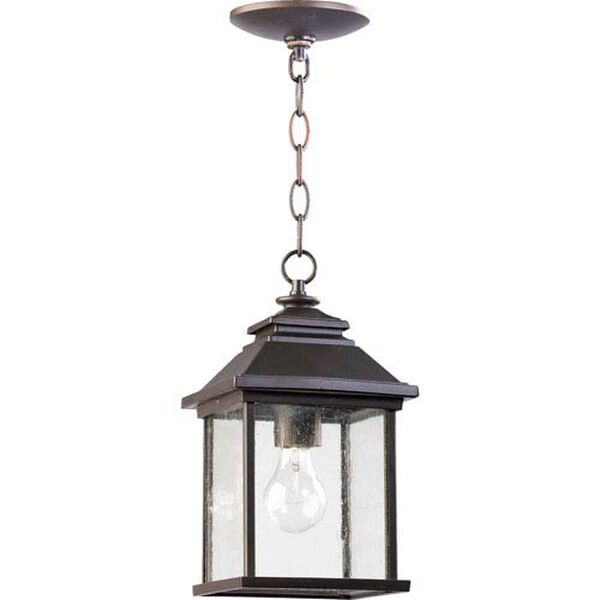 Pearson One-Light Oiled Bronze Outdoor Pendant, image 1