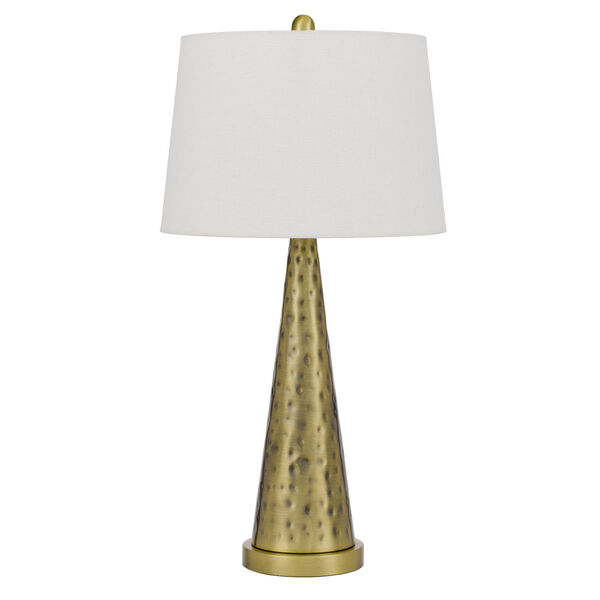 Cusago Antique Brass One-Light Table Lamp, image 1