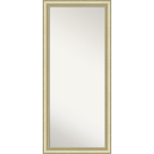 Gold 29W X 65H-Inch Full Length Floor Leaner Mirror, image 1
