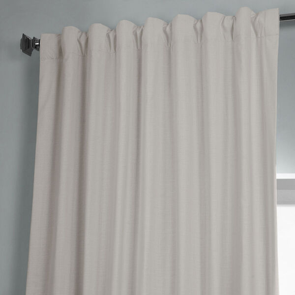 Supreme Beige Dune Textured Hotel Blackout Cotton Single Panel Curtain, image 4