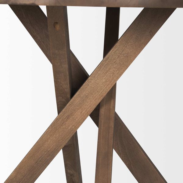 Solana Medium Brown Wood Foyer Table, image 5