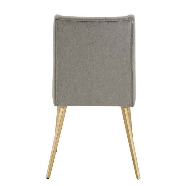 Minnie Gray and Gold Dining Chair, image 4