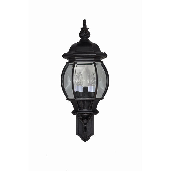 Crown Hill Black Four-Light Outdoor Wall Mount, image 2
