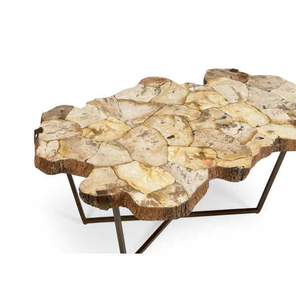 Wood 43-Inch Fossil Cocktail Table, image 2