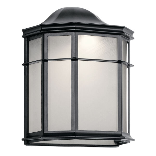 Kent Black 8-Inch LED Medium Outdoor Wall Light, image 1
