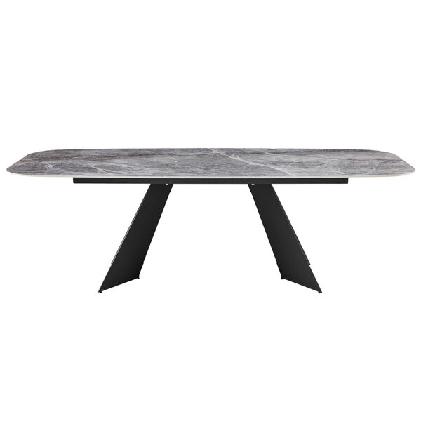 Lizarte Gray 94-Inch Dining Table, image 1
