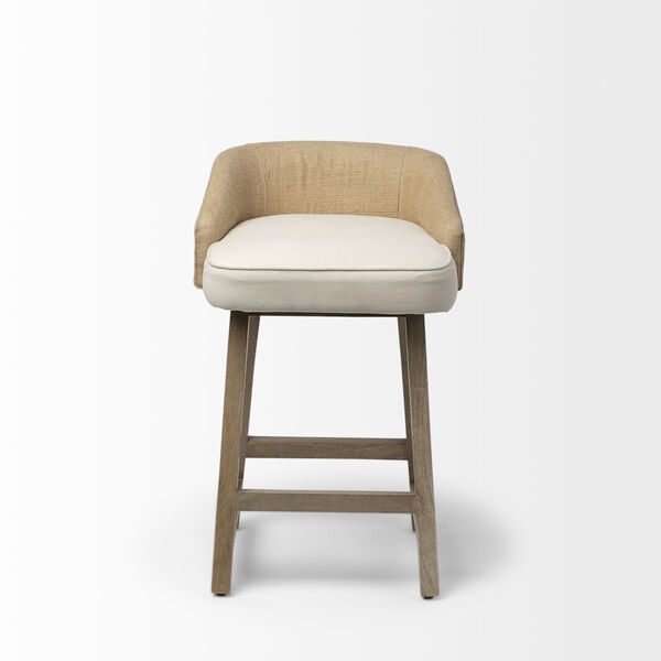 Monmouth Brown and Beige Counter Height Stool, image 2