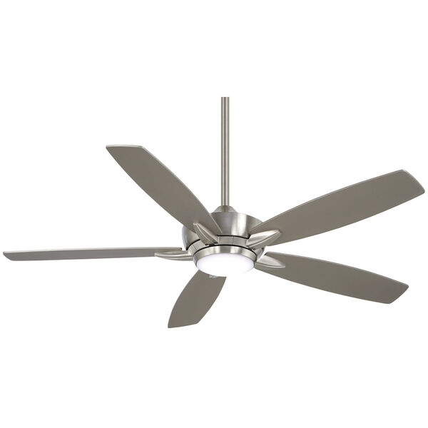 Kelvyn Brushed Nickel 52-Inch LED Ceiling Fan, image 1
