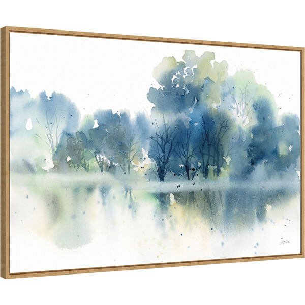 Katrina Pete Brown Trees Reflected in Blue Pond 33 x 23 Inch Wall Art, image 2