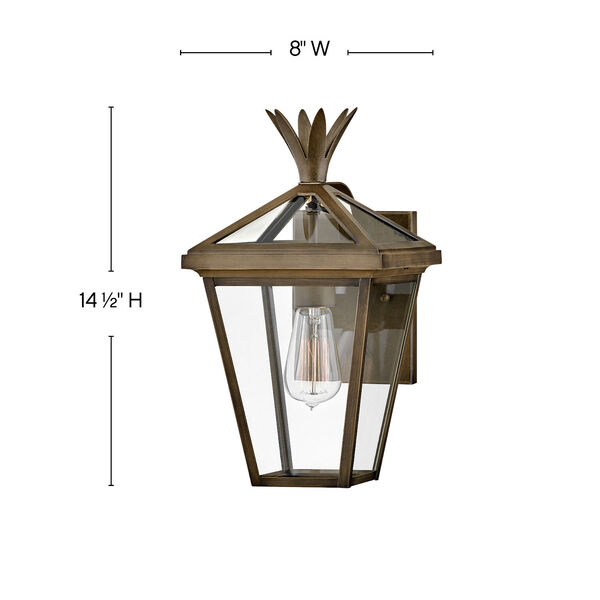Palma Burnished Bronze One-Light Outdoor Wall Mount, image 2