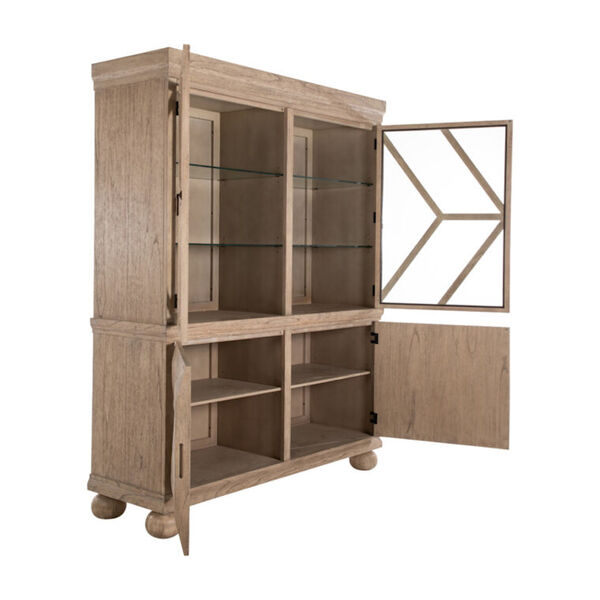 Delmont Blonde Natural and Antique Bronze Cabinet, image 3