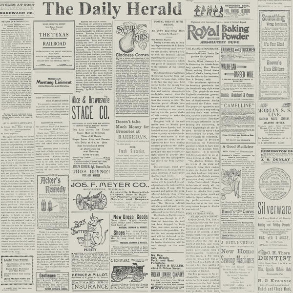 The Daily Gray and Black Removable Wallpaper, image 1