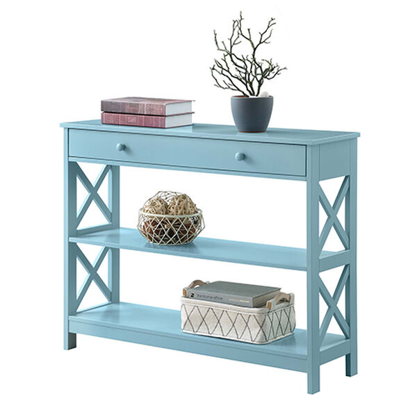 Oxford One Drawer Console Table in Sea Foam, image 5