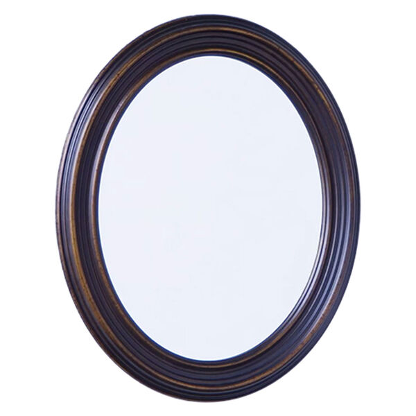 Ovesca Dark Oil Rubbed Bronze Oval Mirror, image 4