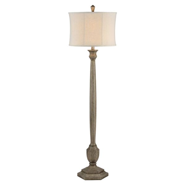 Chase Pewter One-Light Floor Lamp, image 1