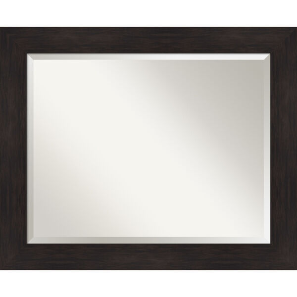 Espresso 33W X 27H-Inch Bathroom Vanity Wall Mirror, image 1