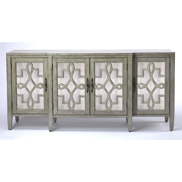 Giovanna Olive Gray Mirrored Sideboard, image 12