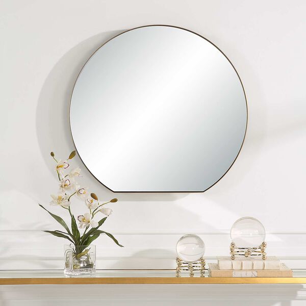 Cabell Brass Small Mirror, image 3
