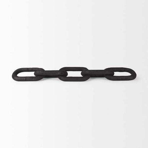 Alix Black Link Chain Decorative Object, image 2