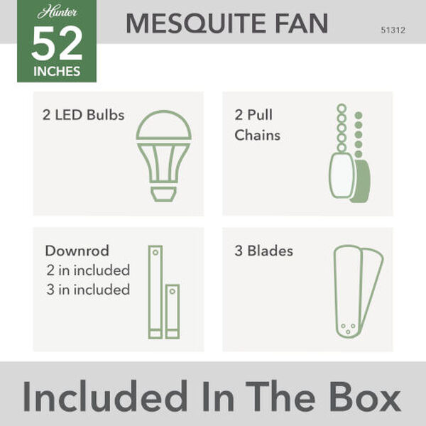 Mesquite Noble Bronze 52-Inch LED Ceiling Fan, image 8