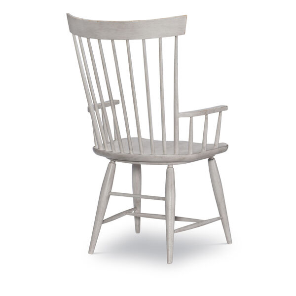 Belhaven Weathered Plank Windsor Arm Chair, image 3