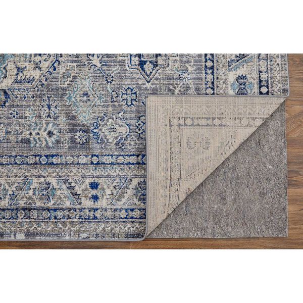 Bellini Taupe Gray Blue Rectangular 5 Ft. 3 In. x 7 Ft. 6 In. Area Rug, image 5