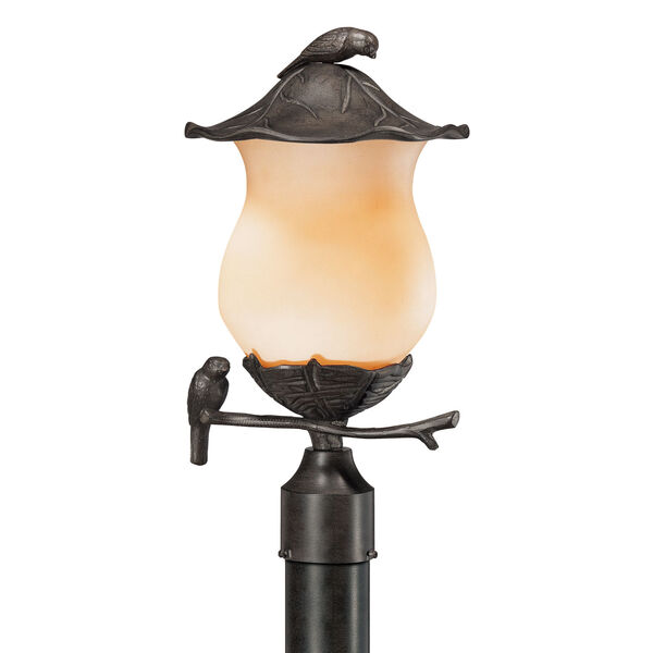 Avian Black Coral Two-Light 18.5-Inch Outdoor Post Mount, image 1
