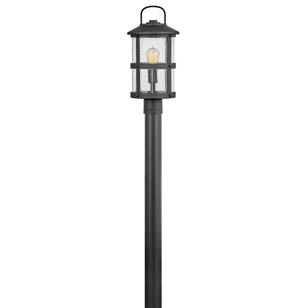 Lakehouse Black LED Outdoor Post Mount, image 1