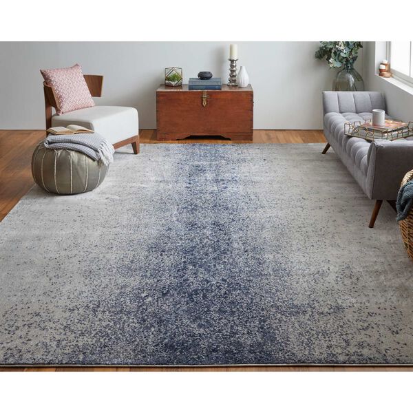 Astra Blue Ivory Rectangular 3 Ft. 11 In. x 6 Ft. Area Rug, image 3