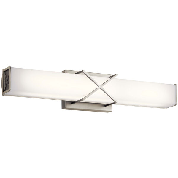 Trinsic Brushed Nickel Two-Light LED Bath Bar, image 1