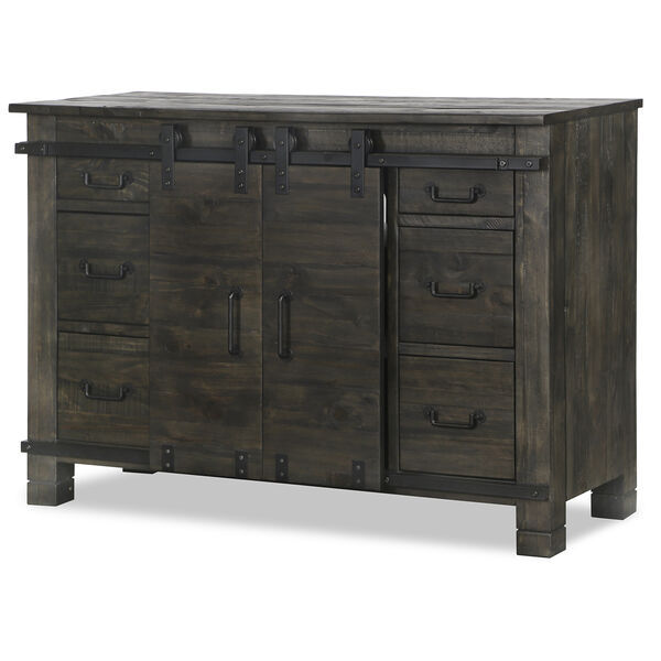 Abington Media Chest in Weathered Charcoal, image 2