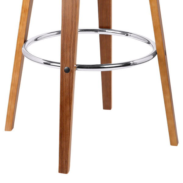 Jayden Brown and Walnut 26-Inch Counter Stool, image 6