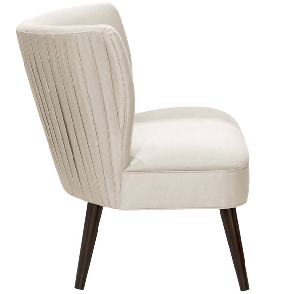 Shantung Pearl 34-Inch Pleated Chair, image 3