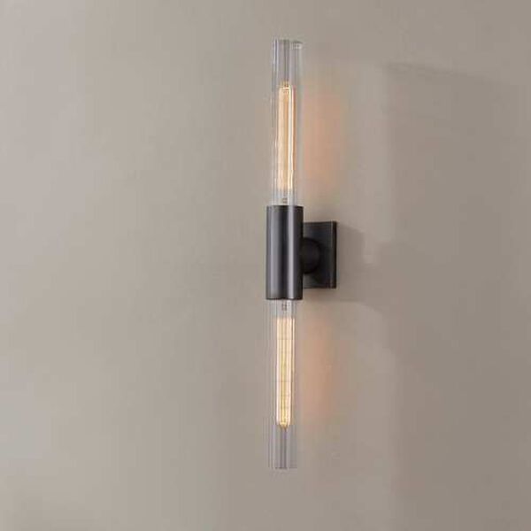 Asher Old Bronze Two-Light Wall Sconce, image 2