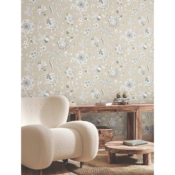 Sutton Taupe Wallpaper, image 3