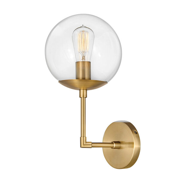 Warby Heritage Brass One-Light Wall Sconce, image 3