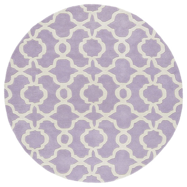 Revolution Lilac Hand Tufted 11Ft. 9In Round Rug, image 5