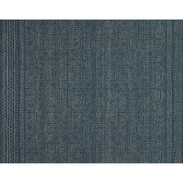 Crafted by Loloi Tribu Indigo Rectangle: 5 Ft. x 7 Ft. 6 In. Rug, image 1