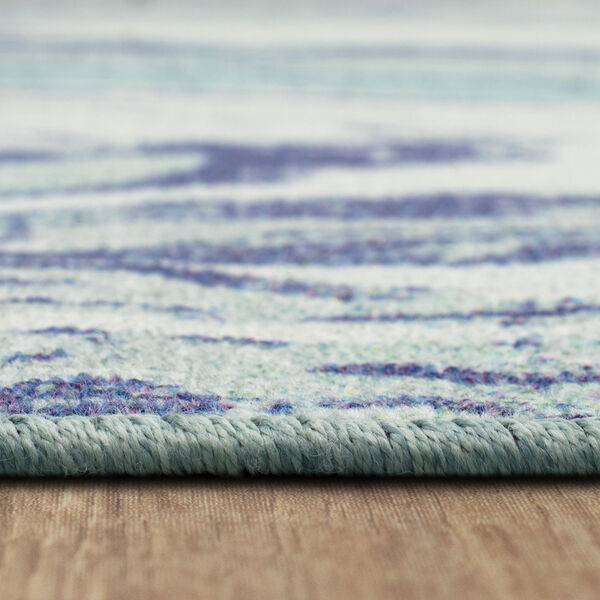 Sovanna Blue Abstract Area Rug, image 6