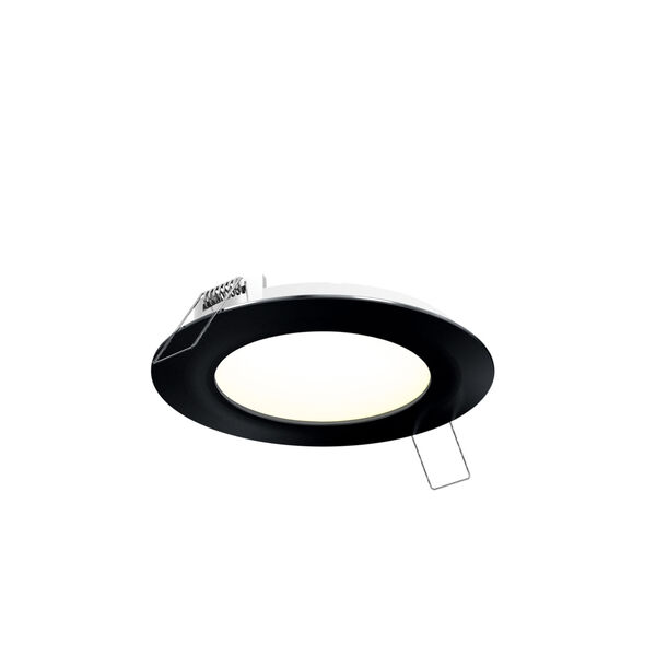 Black Seven-Inch Round LED Panel Light, image 1