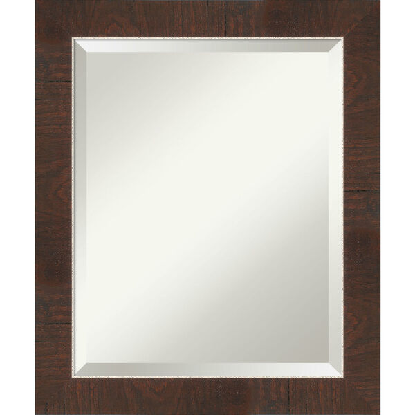 Wildwood Brown 20W X 24H-Inch Bathroom Vanity Wall Mirror, image 1