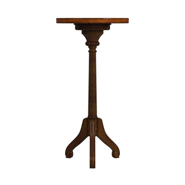Florence Dark Brown Pedestal Table, image 5