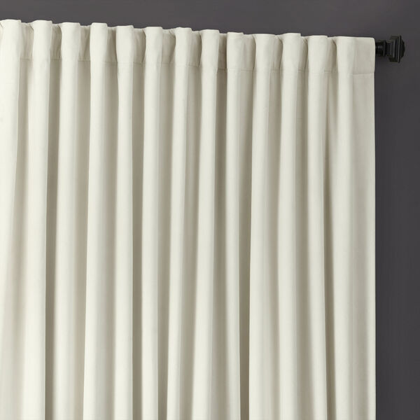 White 100 X 96 Inch Blackout Curtain, White Room Darkening Curtains 96 Inch