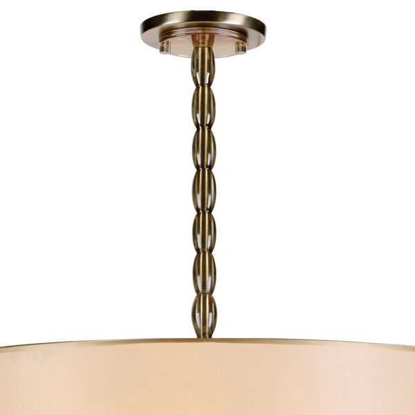 Luxo Antique Brass Five-Light Pendant, image 3