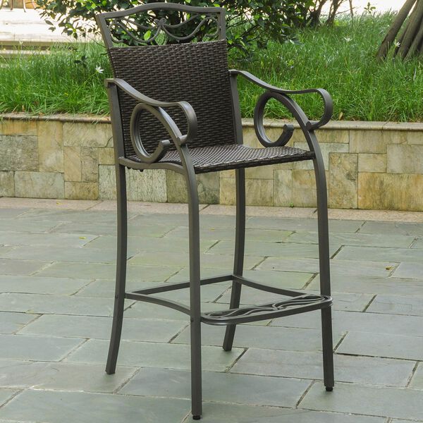 Valencia Chocolate Bistro Chairs, Set of Two, image 1
