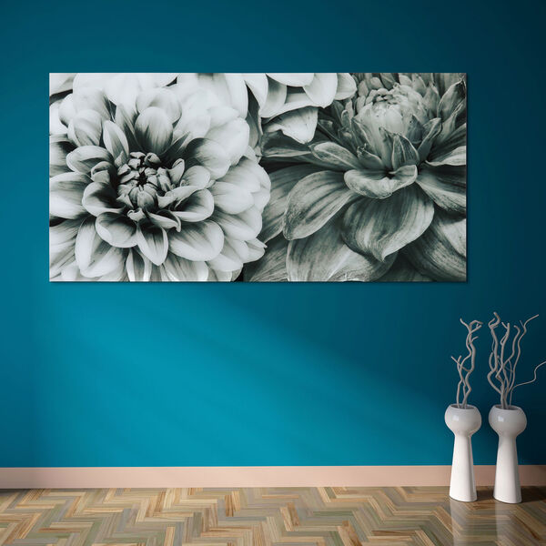 Blossoms Frameless Free Floating Tempered Glass Wall Art, image 1
