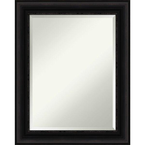Parlor Black 24W X 30H-Inch Bathroom Vanity Wall Mirror, image 1