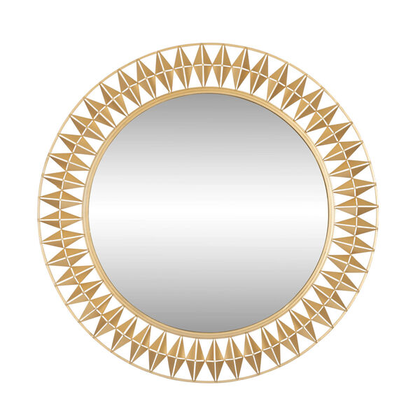 Forever French Gold Round Wall Mirror, image 1
