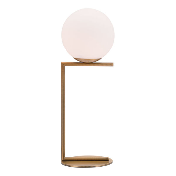 Belair Brass One-Light Desk Lamp, image 3