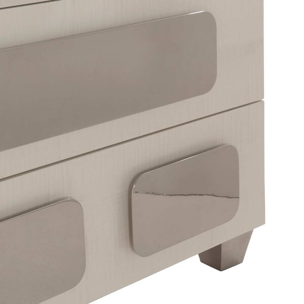 Padma White and Stainless Steel Dresser, image 6